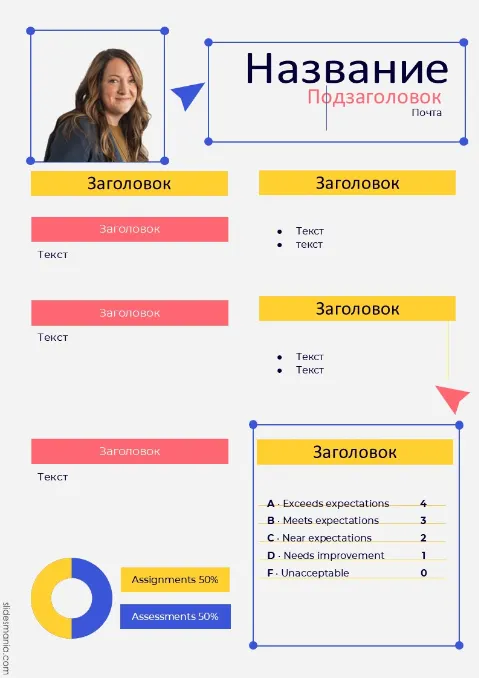 Слайд 1 шаблона презентации «Шаблон №601»